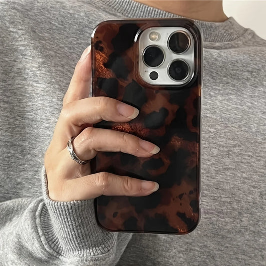 Amber Leopard Print Phone Case