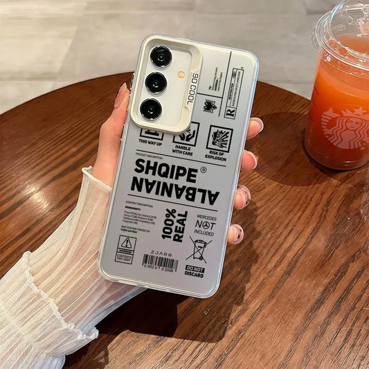 Albanian Design Shockproof Phone Case for Samsung Galaxy