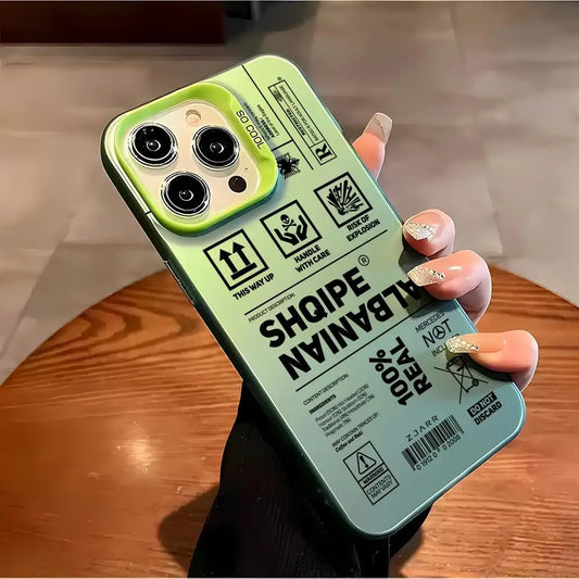 Albanian Design Laser Phone Case – iPhone 12‑16 (Pro/Max/Plus/Mini)